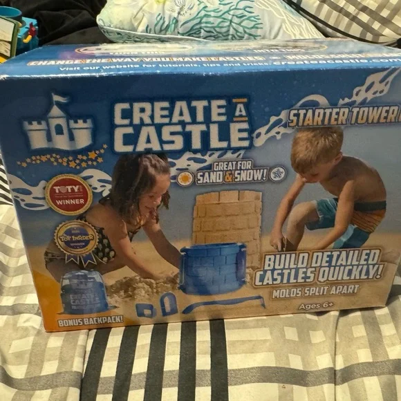 Create A Castle Starter Tower Kit – Sand & Snow Building Set. NEW IN BOX - Picture 6 of 6